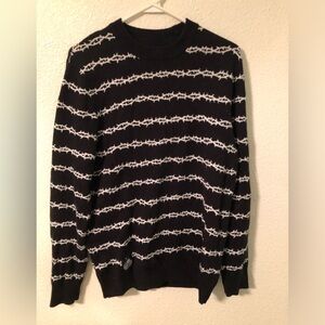 NWOT Lurking class by sketchy tank Bobwire sweater